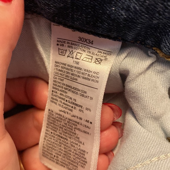 Old navy mens jeans 30/34 - Picture 3 of 4